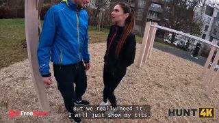 HUNT4K. Hot athlete was picked up on the street and fucked in front of her BF in strangers car-2