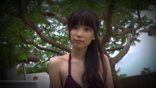 Miu sexy Asian teen with long dark hair is a hot sight-4