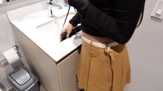 Onlyfans - I a Busty Girl In The Bathroom Of Party Rich Moans Tony Perco - Hardcore-1